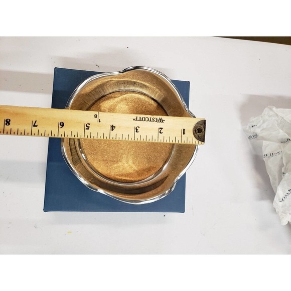 Coastal Collection‎ Sterling Bowl Silver Stainless Steel Rose Pattern Serveware - Picture 11 of 14